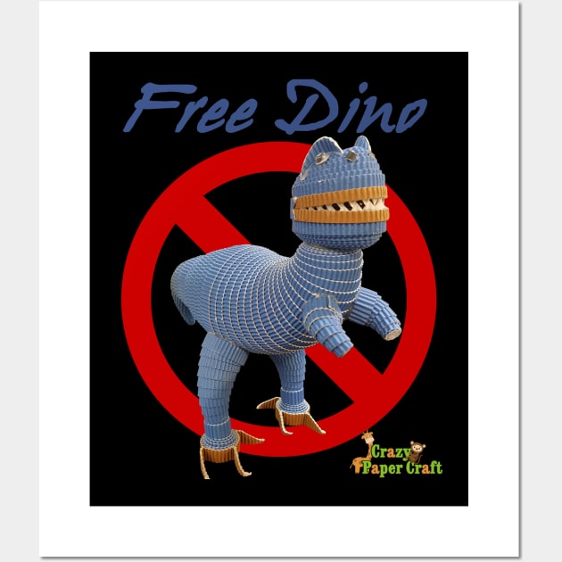 Free dino Wall Art by CrazyPaperCraft